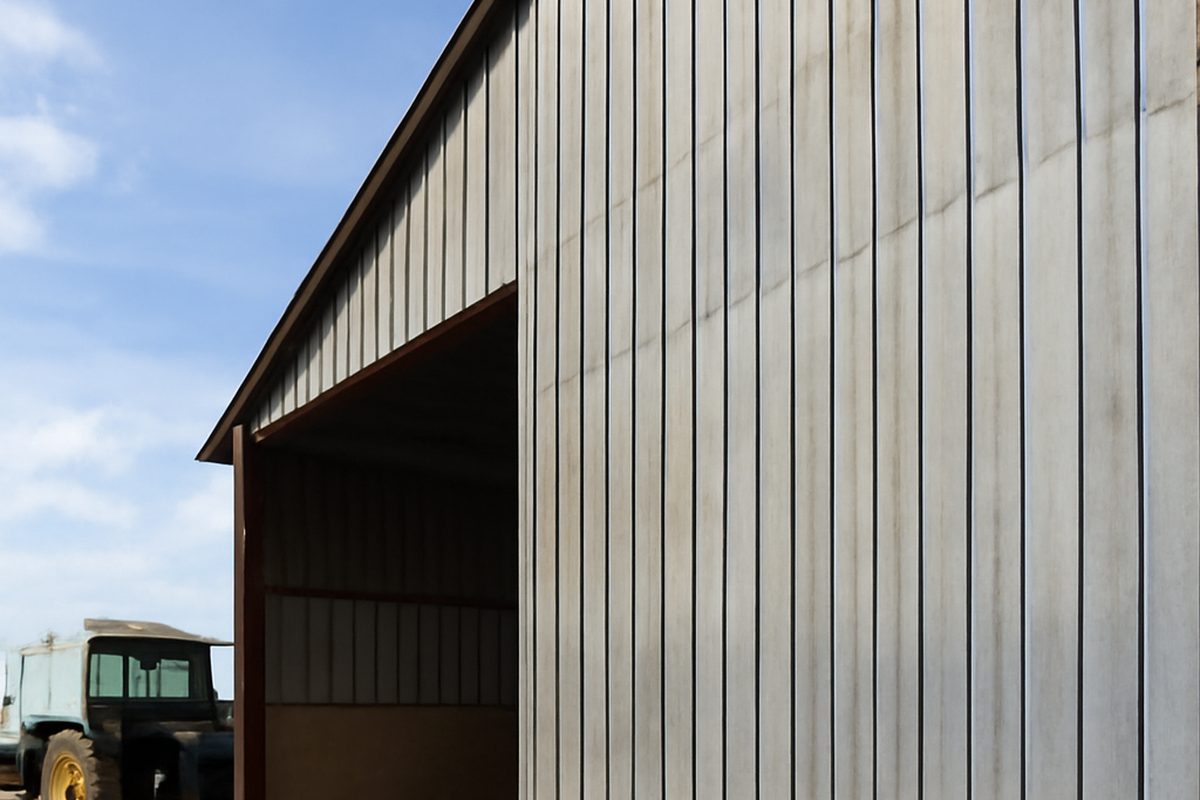 Hangar bac acier avant